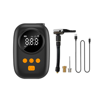 Compresseur d'air de vélo Portable moteur sans balais vélo gonflage plus rapide pompe à pneu gonfleur de pneu avec lumière LED pour balle de moto