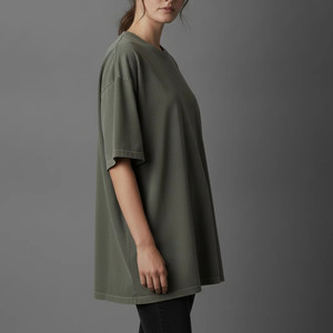 T-shirt oversize pour femme, style tendance, imprimé personnalisé, respirant, jersey d'été, décontracté, grande taille, design de haute qualité, 140 g/m² - Product Image 3