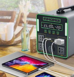 AL-M 500w Portable Solar <strong>Power</strong> Station MPPT Controller Home Use Mobile <strong>Generator</strong> External Battery 256-630wh Universal <strong>Plug</strong> - Product Image 3