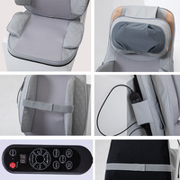 Shiatsu électrique marche dorsale pétrissage Shiatsu fesses Vibration Massage coussin de siège chaise dos cou relaxant dos avec chaleur