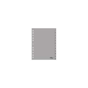 Durable registre PP A4 1-12 volldeckend grau 12teilig - Product Image 1