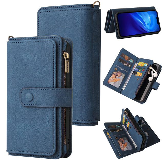 Leather Mobile Phone Case Google Pixel 9 8 7 6 8A Wallet Card Business Pure Color Shockproof Anti Scratch Sjk646 for