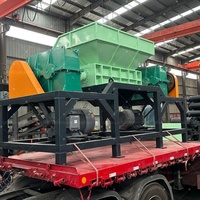 Pencacah Limbah Plastik Kaleng Aluminium Ban Mobil Tugas Berat Kecepatan Rendah Torsi Tinggi Efisiensi Tinggi BSD-600 Dua Poros