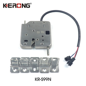 Kerong 12v/24v פלדה אלקטרונית ארון סולנואיד מנעול דלת אלקטרומגנטי עבור ארונית חבילה חכמה ארון חשמלי