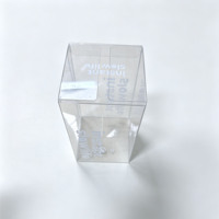 Boîte cadeau en plastique transparent en acétate écologique PVC, boîte pliante en PET avec impression pour café, bonbons, couleurs CMYK, recyclable et durable