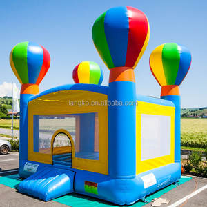 Château gonflable à air chaud multicolores, 0,55 PVC, pour bébés, enfants et adultes - Product Image 2