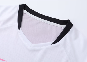 Maillot de badminton multicolore dégradé, compétition de tournoi, t-shirt de sport, activité de club, soutien au stade, vêtements personnalisables - Product Image 4