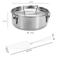 304 Edelstahl-Flanpfanne Elektrisch/Gas/Induktion Kompatibel Edelstahl-Dampfgarer 304 Edelstahl-Dampftopf