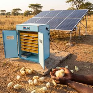 Incubateur d'œufs solaire commercial 1056 œufs, couveuse automatique pour distributeurs de volailles - Product Image 6