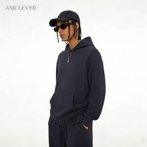 Sweat à capuche épais 420 GSM pour <span class=keywords><strong>homme</strong></span>, lavage vintage, logo personnalisé, 100 % coton, délavé à l'acide, coupe oversize, essentiel streetwear - Product Image 1