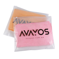 Ziplock logotipo feito sob encomenda, saco de pvc, camiseta fosca, zíper, embalagem transparente, único-camada, saco de roupas, transparente, de plástico