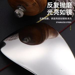 Cuchara para arroz de acero inoxidable martillado, cuchara para arroz para olla arrocera, herramienta de cocina para el hogar - Product Image 2