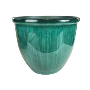 Vasi per Fiori in PP Multicolore Sfumato con Texture, 8"12"14"16", Fioriere Lucide con Bordo Largo, Fori di Drenaggio, Leggeri e Resistenti per Casa e Giardino - Product Image 3