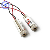 Boîtier en aluminium, Module de diodes Laser 650nm 5V 5mW point rouge 3000mm