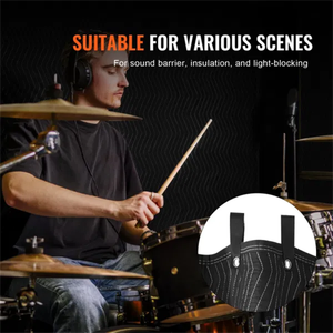 Cách âm chăn âm thanh giảm chấn chăn đệm với grommets tiếng ồn chặn âm thanh deadening hấp thụ âm thanh - Product Image 6