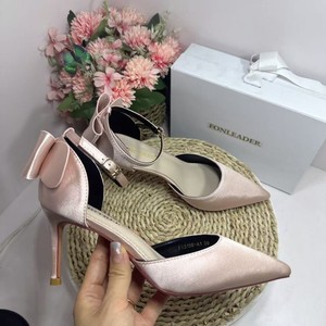 Sexy Back Bow Shoes Tacones Mujer Ankle Buckle Hollow Sandals Evening Party 8CM 10CM Stiletto Pumps High <b>Heels</b> for Women - Product Image 5