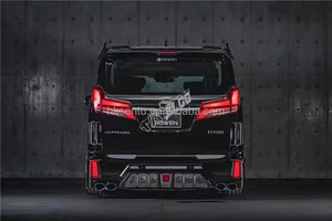 ชุดแต่ง Alphard รุ่นใหม่ สไตล์ ROWEN สำหรับอัพเกรด Alphard ประกอบด้วยกันชนหน้า-หลัง สเกิร์ตข้าง และสปอยเลอร์ - Product Image 6