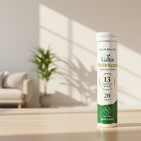 Comprimés effervescents de vitamine C et multivitamines 1000mg pour marque privée, fabrication OEM de produits de santé