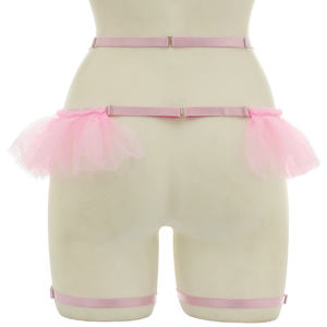 Ins Venta caliente señora sexy Lencería mujeres atraer bebé muñeca Lenceria stripper traje pierna anillo ligas - Product Image 4