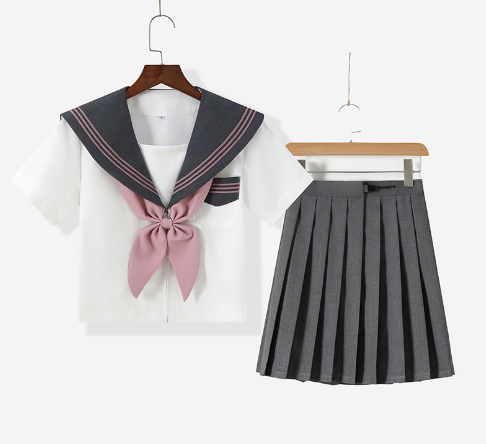 ENSEMBLE MANCHES COURTES BLANC