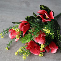 Tige de chrysanthème artificielle, fausses fleurs de chrysanthème en soie, décorations pour la maison, les mariages et les fêtes