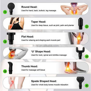 Meilleur pistolet de <span class=keywords><strong>massage</strong></span> <span class=keywords><strong>sportif</strong></span> à écran LCD à 30 vitesses Booster pour les tissus profonds avec vibrations Fascia Percussion pour des performances optimales - Product Image 2