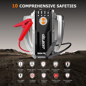 Arrancador de combustible dual compacto de 16000mAh para automóviles diésel de 4L Gas 2L con pico de 300A y vida útil de ciclo 1000 - Product Image 2