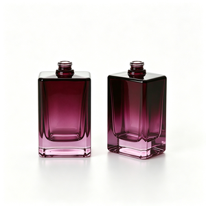 Wholesale Clear Wine Red Vintage Parfum Bottle <b>Empty</b> Luxury 50ml 100ml Glass Perfume Bottles With <b>Box</b> - Product Image 3