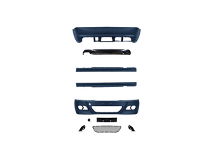Kit <span class=keywords><strong>carrosserie</strong></span> MT Style pour BMW Série 3 E46 98-04, pare-chocs avant et arrière, accessoires et pièces d'usine FW, mise à niveau pour modèles 2 ou 4 portes. - Product Image 4