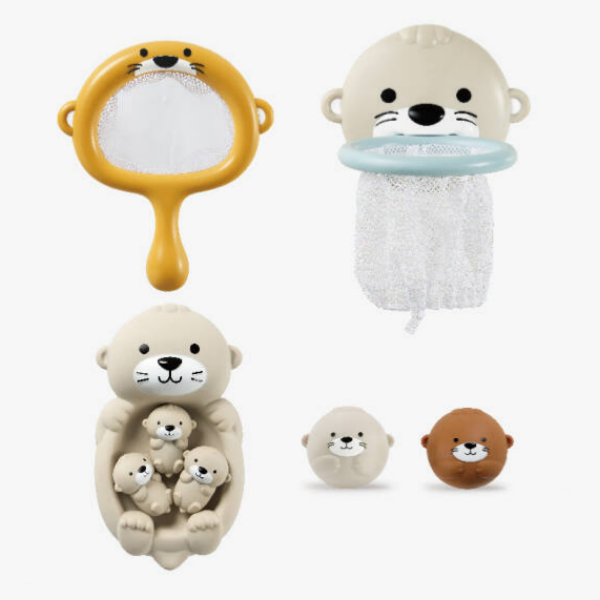 TK72168 Otter (4 pièces) + filet de pêche + planche à billes + balles * 2