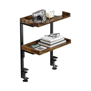 <b>Desktop</b> Wrought Iron <b>Shelf</b> 3 Tier Wall Mounted Office Organizer No Drilling Required - Product Image 5