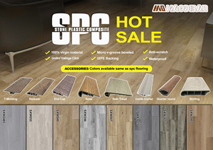 Mới nhất thiết kế đen SPC Vinyl sàn chống thấm nước V rãnh SPC sàn trong Quảng Đông Phật Sơn khu vực - Product Image 6