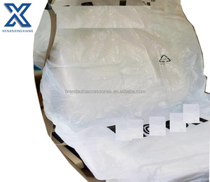 5-in-1 biyobozunur tek LDPE plastik oto aksesuar kiti su geçirmez atölye klozet kapağı arabalar için temiz koruma ön - Product Image 4