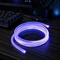 Éclairage de piscine, éclairage pour installations aquatiques, éclairage de toit de voiture, éclairage de plafond étoilé, fibre optique à émission latérale
