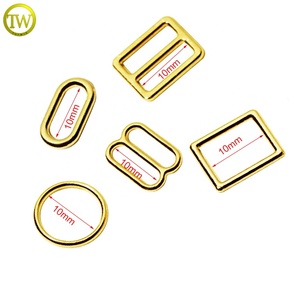 Hot Bán Vàng Màu Sắc Hợp Kim Vuông Nhẫn Có Thể Điều Chỉnh G Khóa Đồ Bơi Clasp Với Áo Ngực Trang Trí Dây Đeo Móc Hot Bikini - Product Image 2