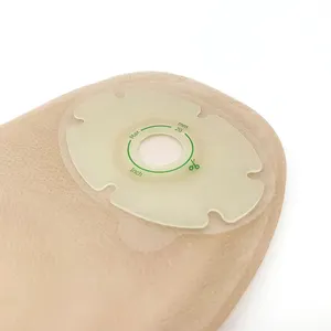 One-Piece Open Ostomy Bag Good Adhesive Colostomy Care Medical Supplier 20mm For Baby