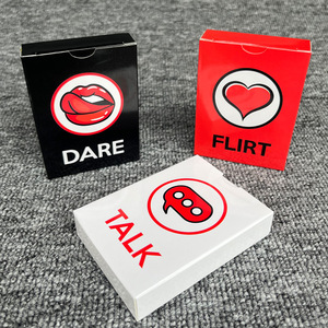 Jeu romantique Conversation ou aventure Discuter Flirt ou Dare-Imprimé sur papier et carton Amoureux <span class=keywords><strong>Partenaires</strong></span> Jeu adulte coquin - Product Image 2