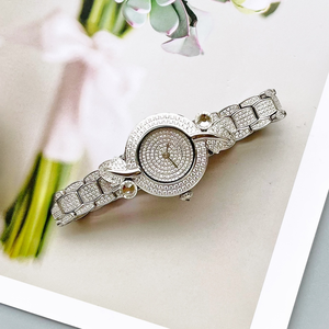 Reloj mecánico automático elegante y a la moda, esfera brillante, cristal de zafiro, espejo, caja de aleación chapada en oro rosa - Product Image 4