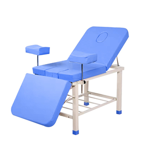 2024 estilo de acero metálico médica nueva cama de hospital cama de parto de examen obstétrico <span class=keywords><strong>y</strong></span> ginecológico - Product Image 6