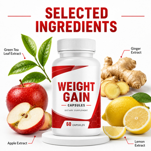 Hot Sale Soy Milk <b>Free</b> Organic Vegan Raphani Seed Powder Healthy <b>Weight</b> Gain Improve Immunity GMP Certified Capsules 60 Capsules - Product Image 3