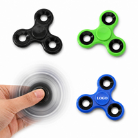 Spinner à main personnalisé avec logo, roulement haute vitesse 608, cadre ABS à trois feuilles, jouet anti-stress EDC pour adultes et enfants