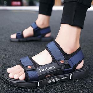 Nuevas Sandalias de Playa Casuales de Verano para Hombre, Planas, Transpirables, Cómodas, con Punta Abierta, Cierre de Gancho y Bucle, Parte Superior de Microfibra, Estilo Vietnamita - Product Image 3