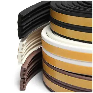 Rubber Strip Door Seal High Quality Door Window 3M Adhesive Backed Rubber Strip EPDM Foam Weather Strip