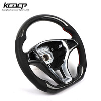 Volant de course Alcantara personnalisé pour Mercedes Benz GLS GLE CLS GLA CLA classe W205 W204 W222 W221 W223 C190 C63 A45 fibre de carbone