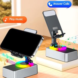 Heiß begehrter multifunktionaler Desktop-Handy-Wireless-Lautsprecher, faltbar, drehbar, RGB-Wireless-Lautsprecher mit Handyhalterung - Product Image 3