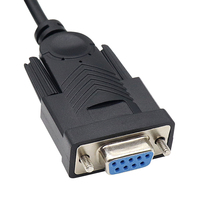 Cable convertidor personalizado de 2m USB 2,0 a DB9 RS232, controlador de adaptador SERIE DE CARGA RÁPIDA, aislamiento de goma ignífugo de cobre puro
