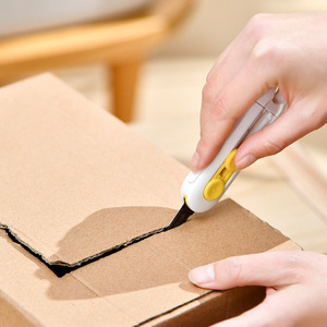 Couteau magnétique Chunzao pour livraison express, lame en acier inoxydable de 12,3 cm, ouvre-boîte portable pour travaux manuels, découpe de papier et courrier - Product Image 3