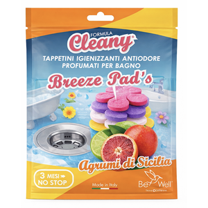 Désodorisant pour salle de bain Cleany Breeze Pad's aux senteurs d'agrumes, durée de 3 mois - Product Image 1