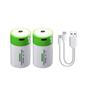 SMARTOOOLS Baterai Sel D Kapasitas Tinggi Baterai Li-ion Silinder 1.5v Baterai Isi Ulang Ukuran D dengan Indikator Pengisian Daya LED - Product Image 3