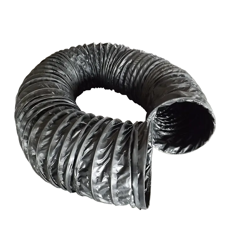 Fábrica chinesa em espiral flexível antiestático personalizado comprimento da mangueira do duto de sucção de ar para ventilação com pressão positiva